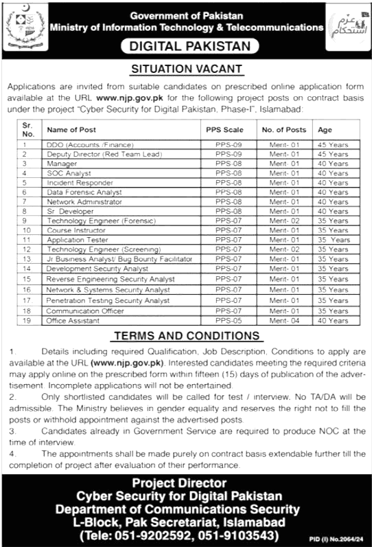 Office Assistant Jobs In Islamabad