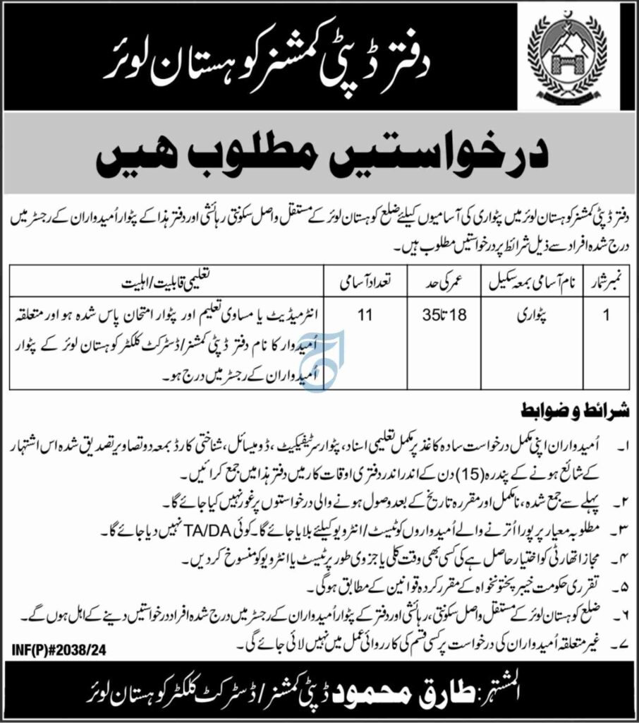 Latest Deputy Commissioner Office Management Jobs