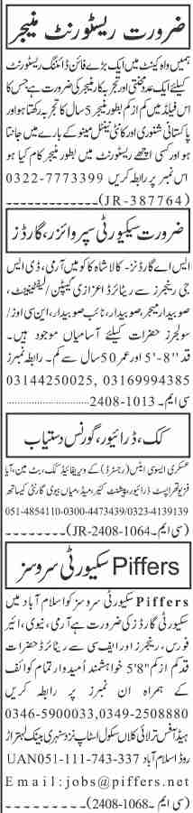 Private Company Jobs in Islamabad