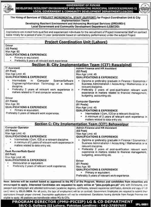 Latest Assistant Jobs in Lahore